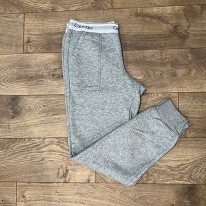 Calvin Klein Modern Cotton Sleep Joggers in Grey Heather